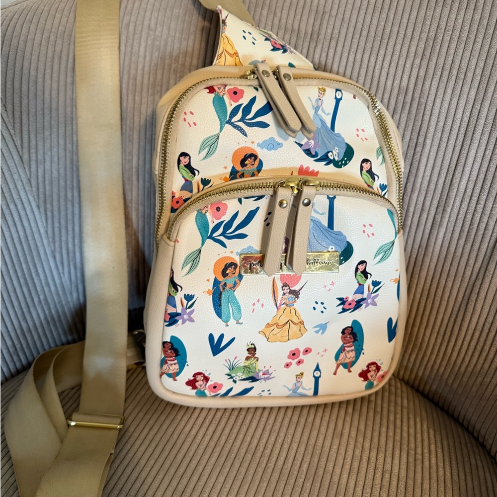 Disney Baby Cream Bag with Whimsical Print